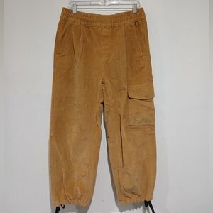 The North Face Utility Corduroy Easy Pants Men’s M Cargo Drawstring Elastic Wst